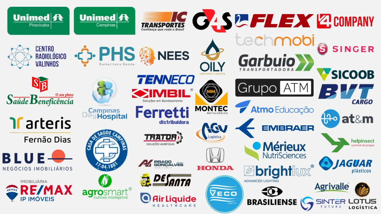 Empresas clientes da Dedicata